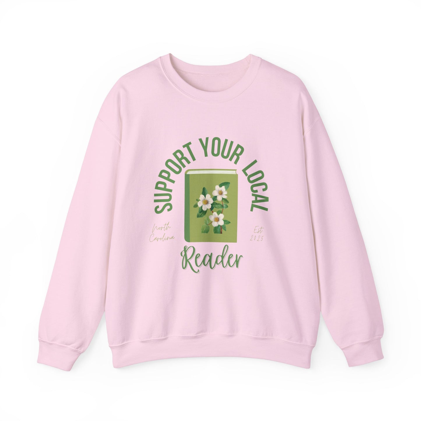 Support Your Local Reader NC Crewneck