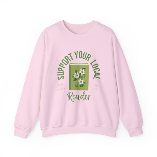 Support Your Local Reader NC Crewneck