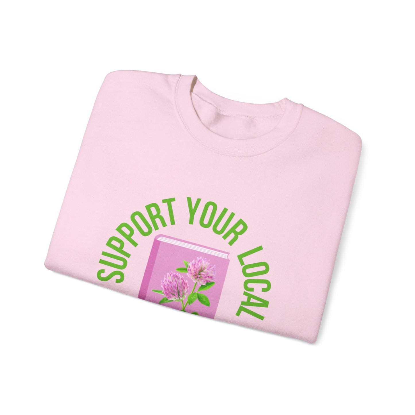 Support Your Local Reader VT Crewneck
