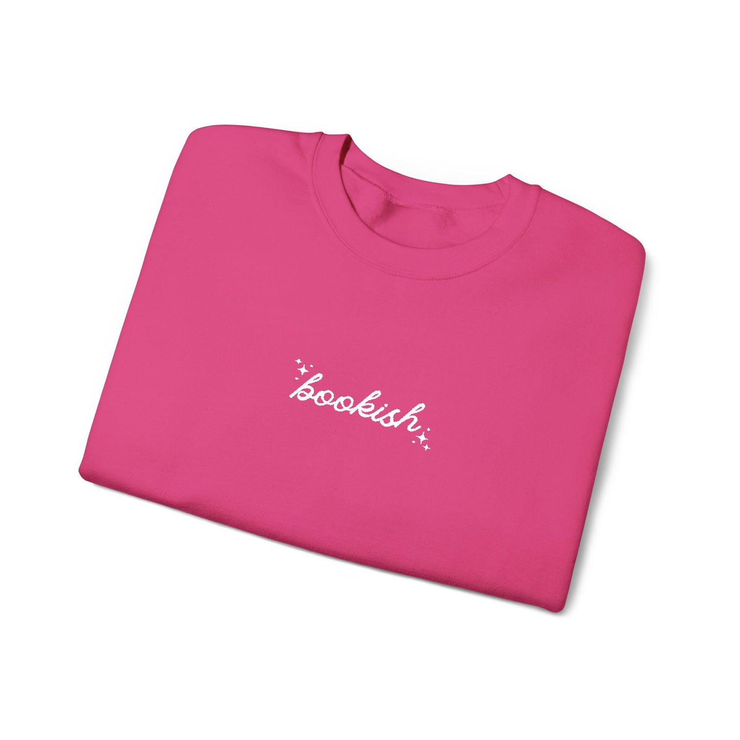 Embroidered 'Bookish' Crewneck