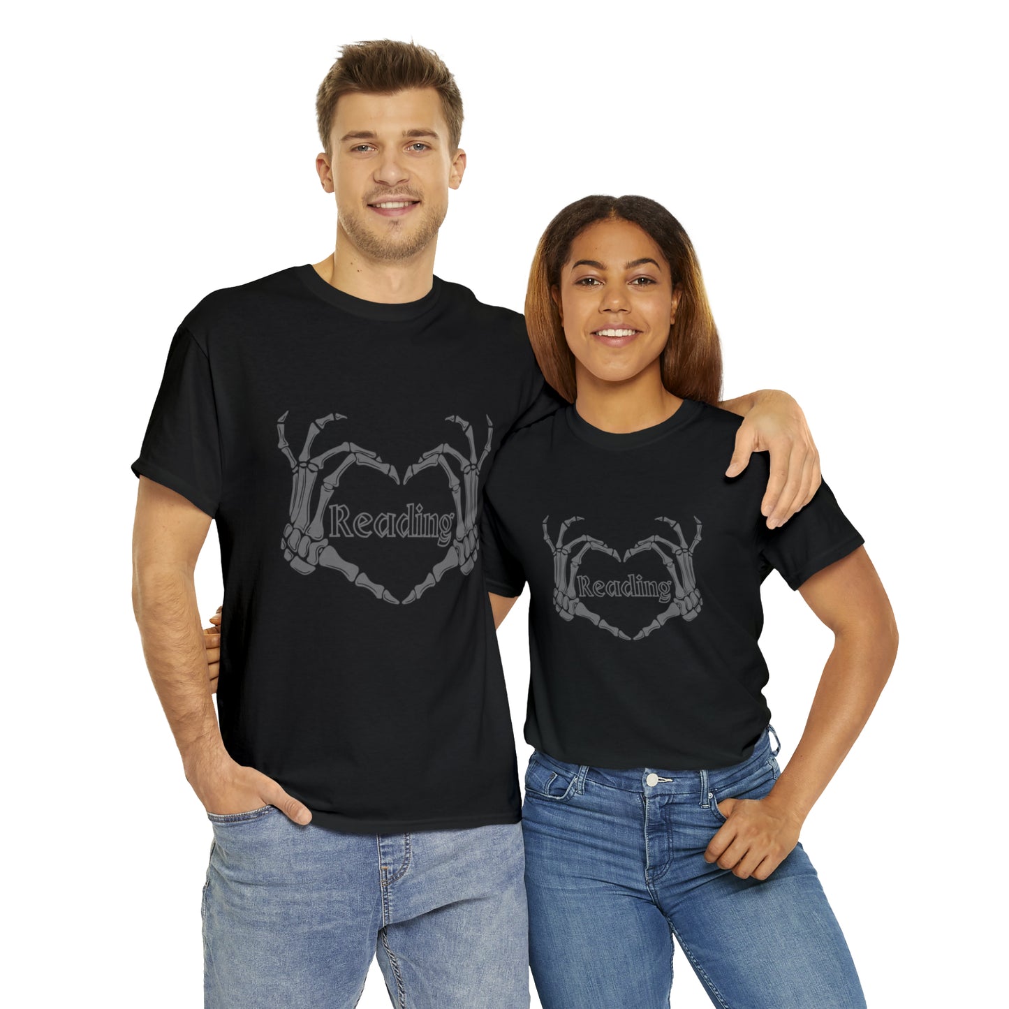 Skelton Hands Reading Tee