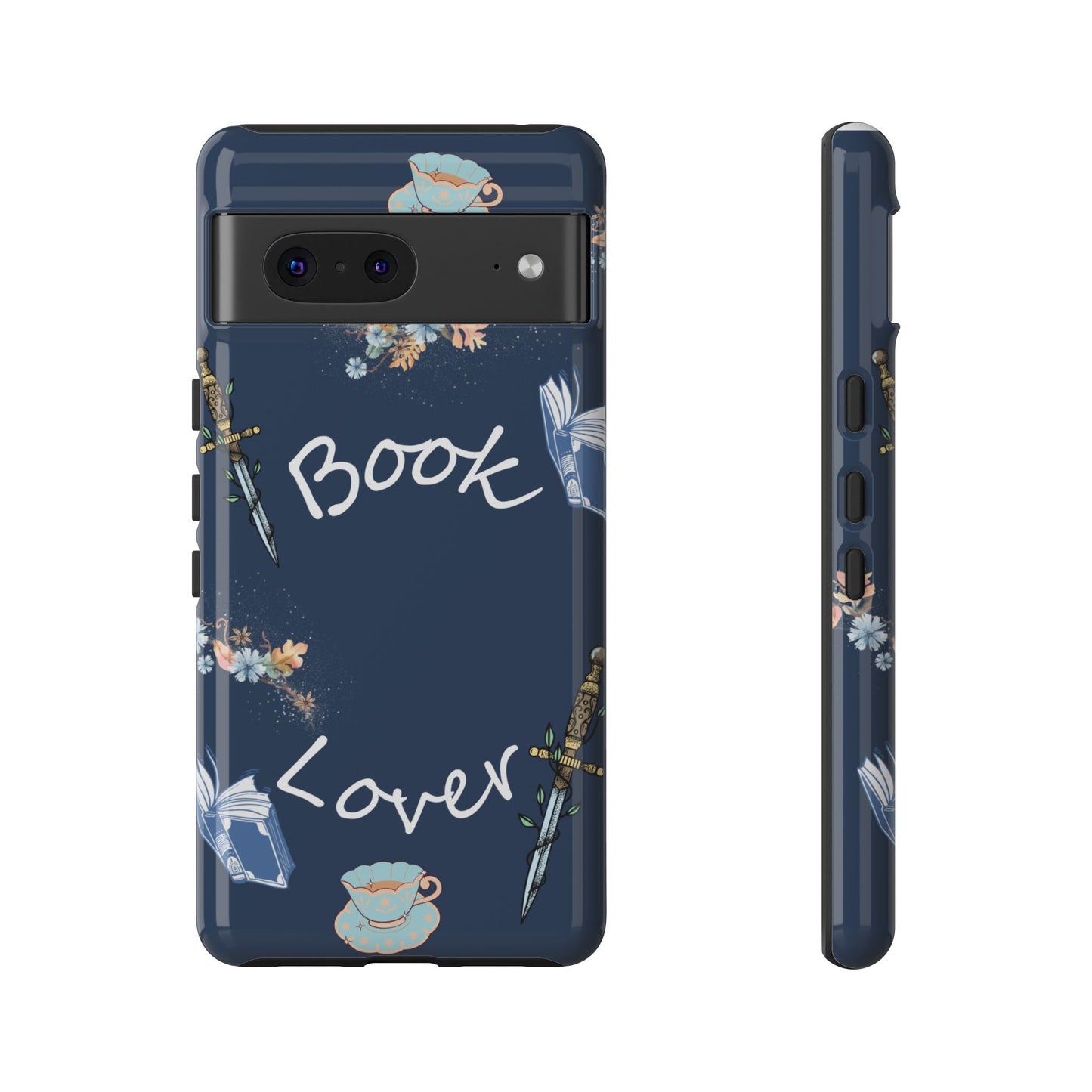Book Lover Navy Phone Case