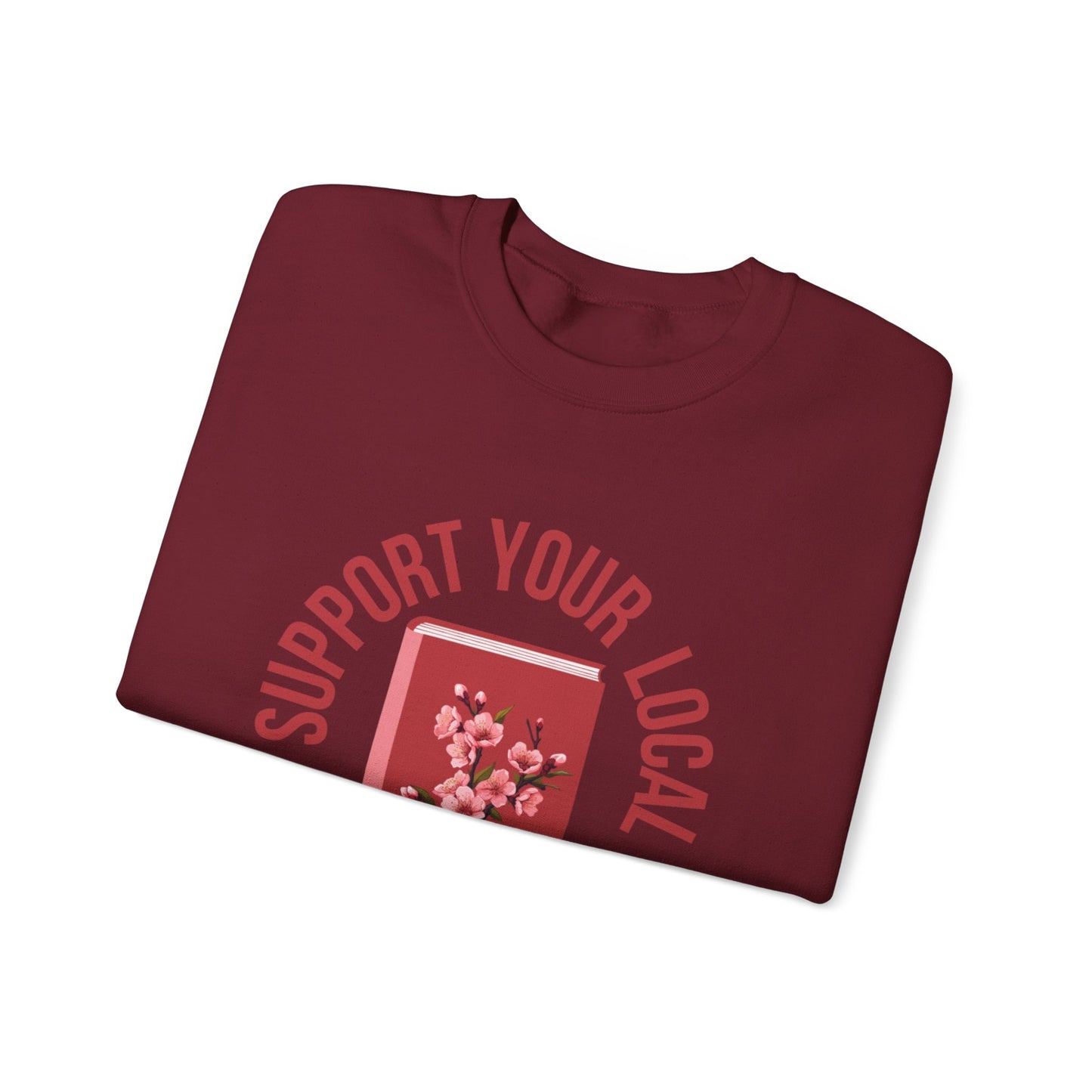 Support Your Local Reader DE Crewneck