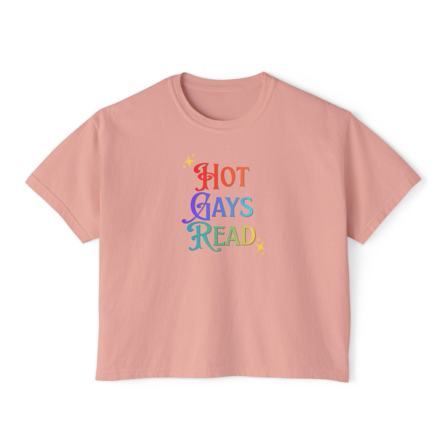 Hot Gays Read Cropped Tee