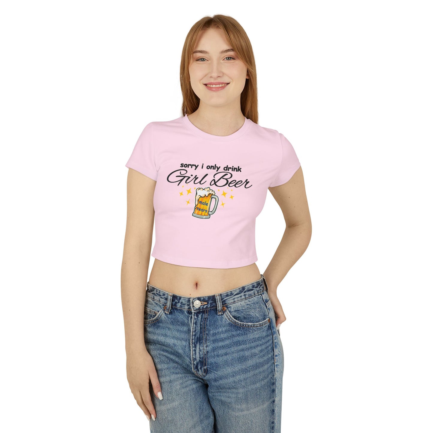 Girl Beer Male Tears Baby Tee