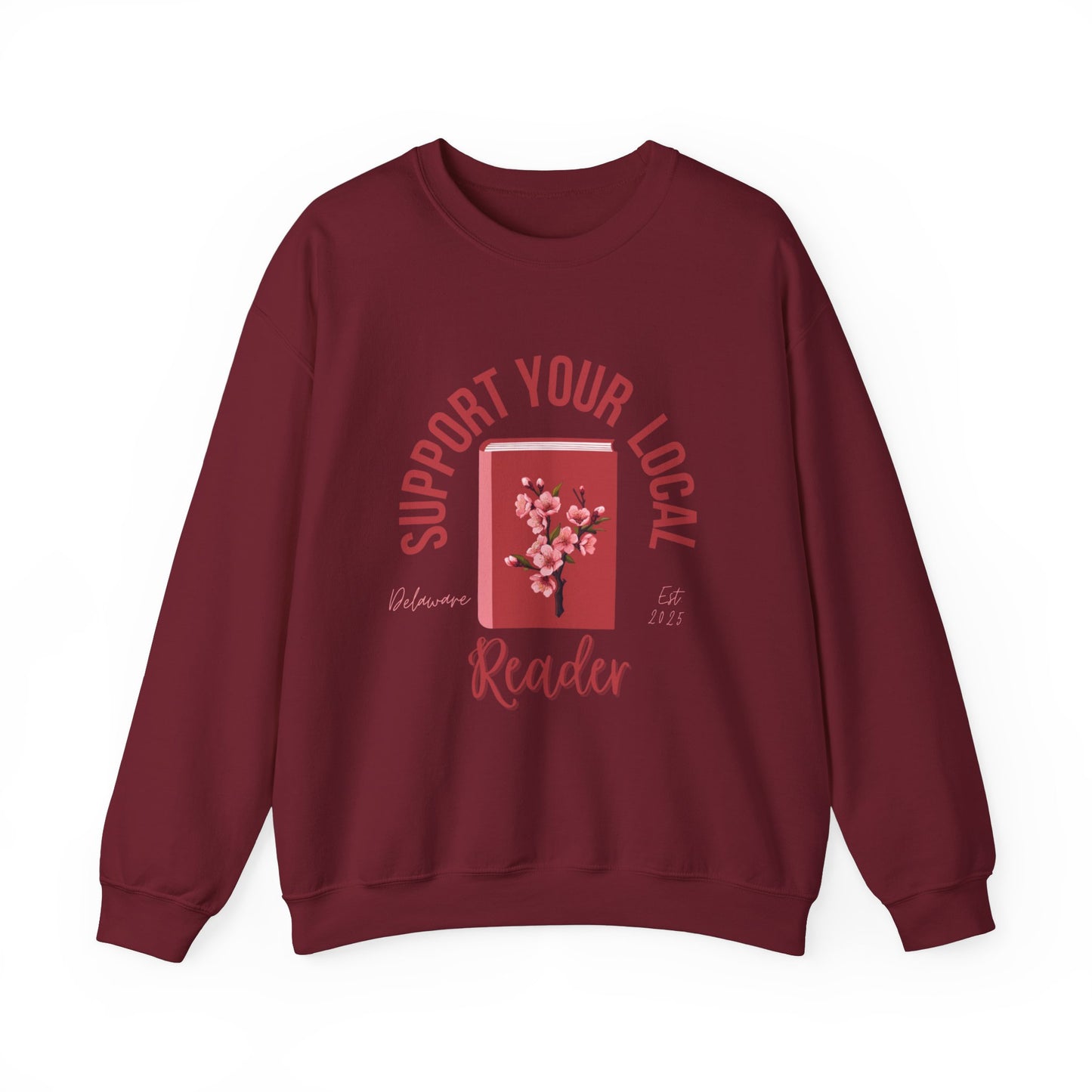 Support Your Local Reader DE Crewneck