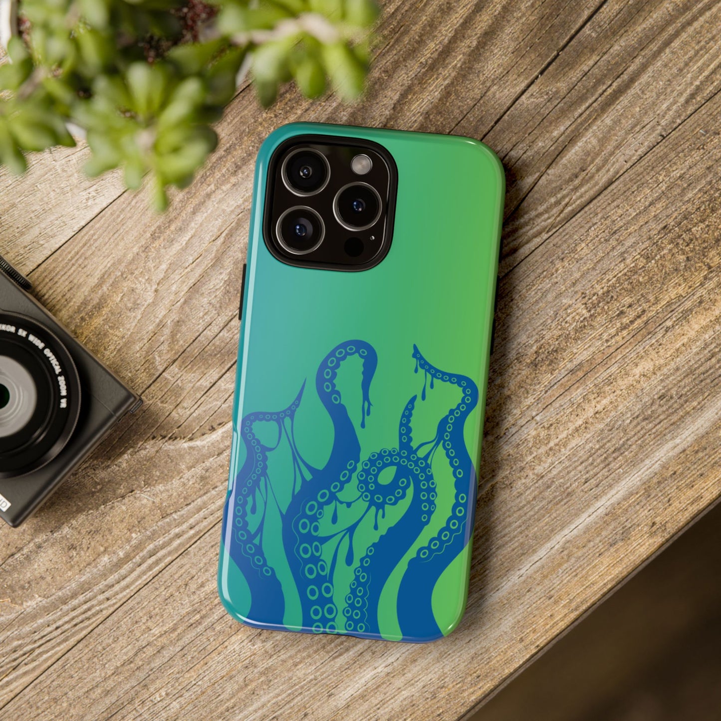 Blue Tentacle Phone Case
