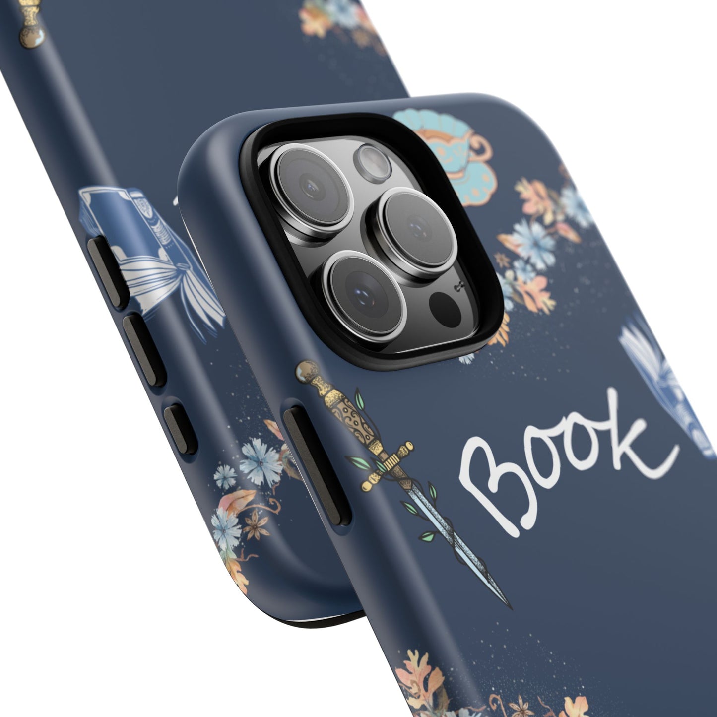 Book Lover Navy Phone Case