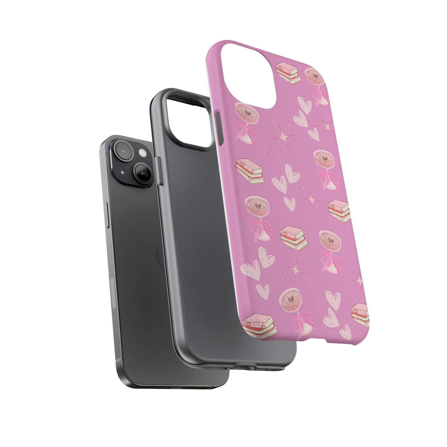 Pink Bookish Espresso Martini Phone Case