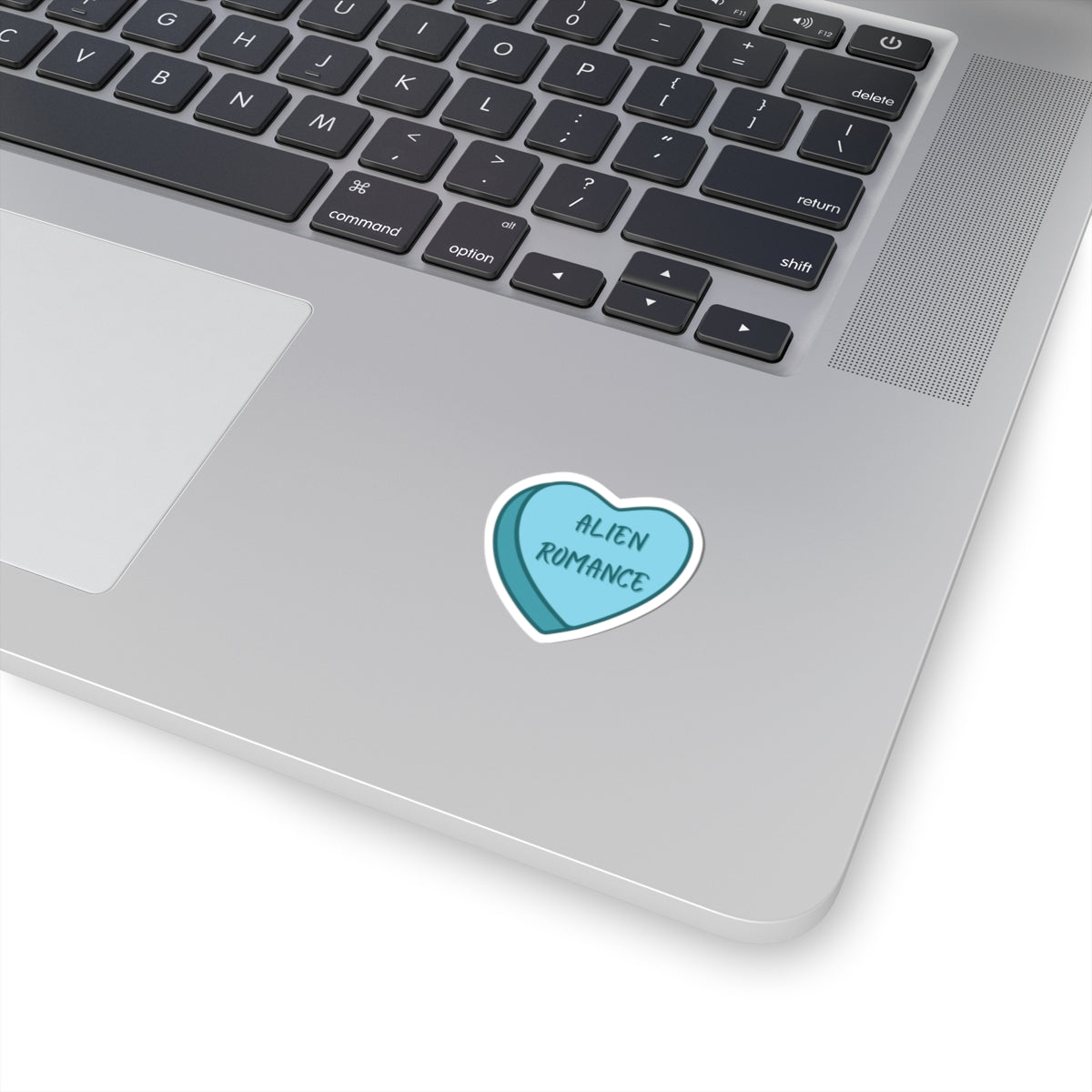 Alien Romance Heart Sticker