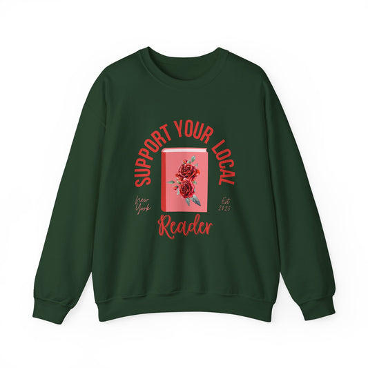 Support Your Local Reader NY Crewneck