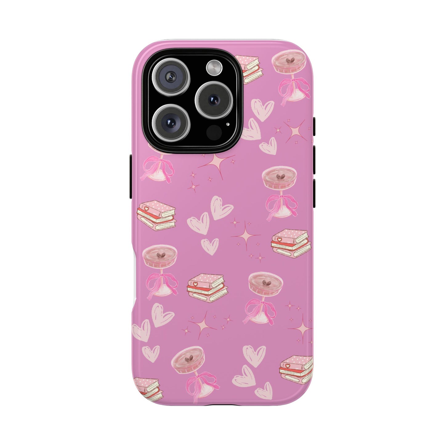 Pink Bookish Espresso Martini Phone Case
