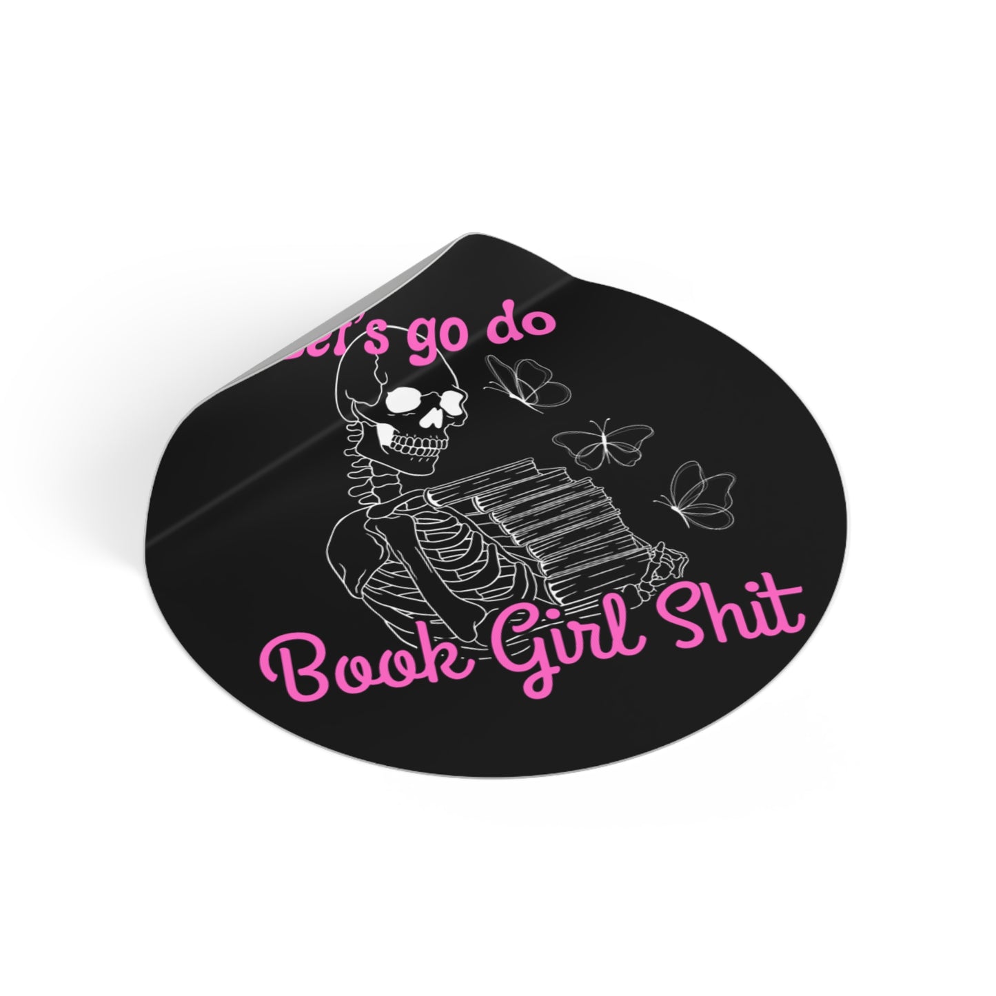 Book Girl Shit Sticker