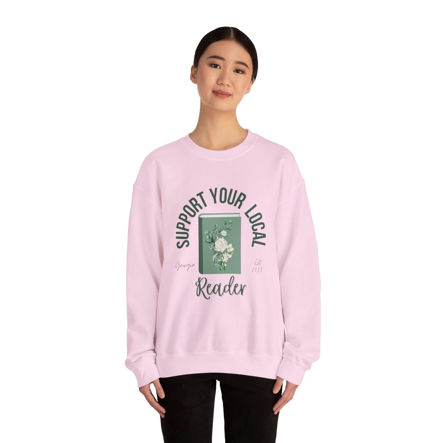 Support Your Local Reader GA Crewneck
