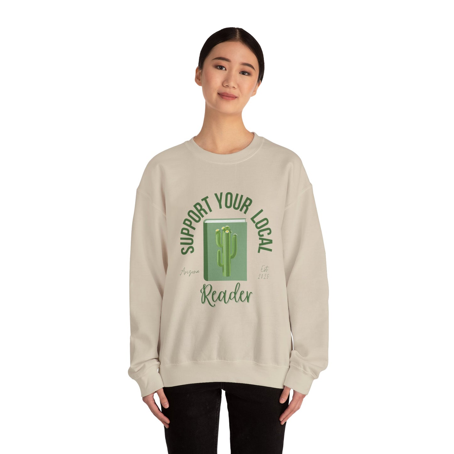 Support Your Local Reader AZ Crewneck