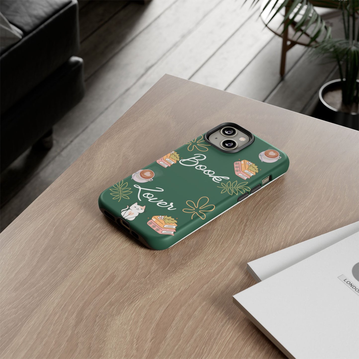 Book Lover Green Phone Case