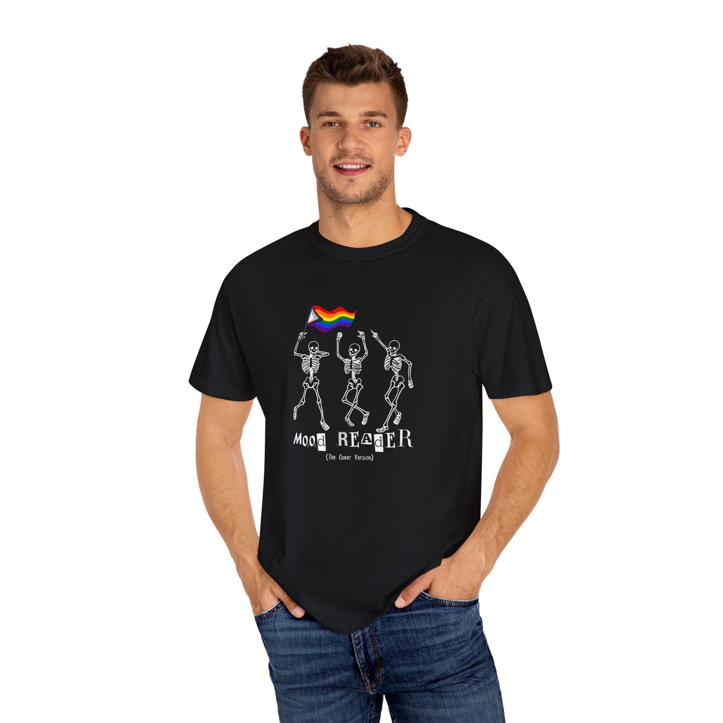 Mood Reader Queer Skeletons Tee