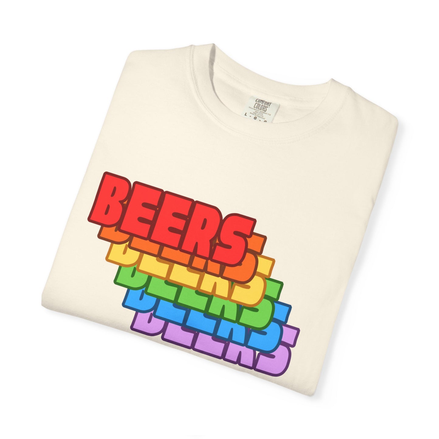 BEERS Rainbow Retro Tee
