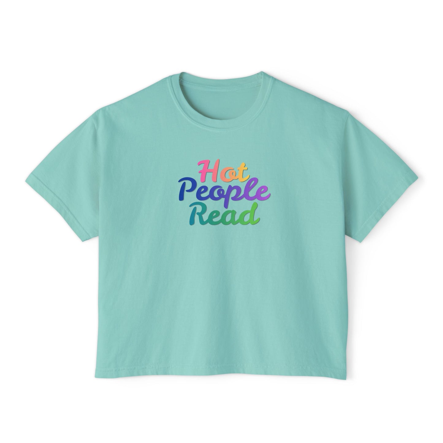 Hot People Read Cropped Tee