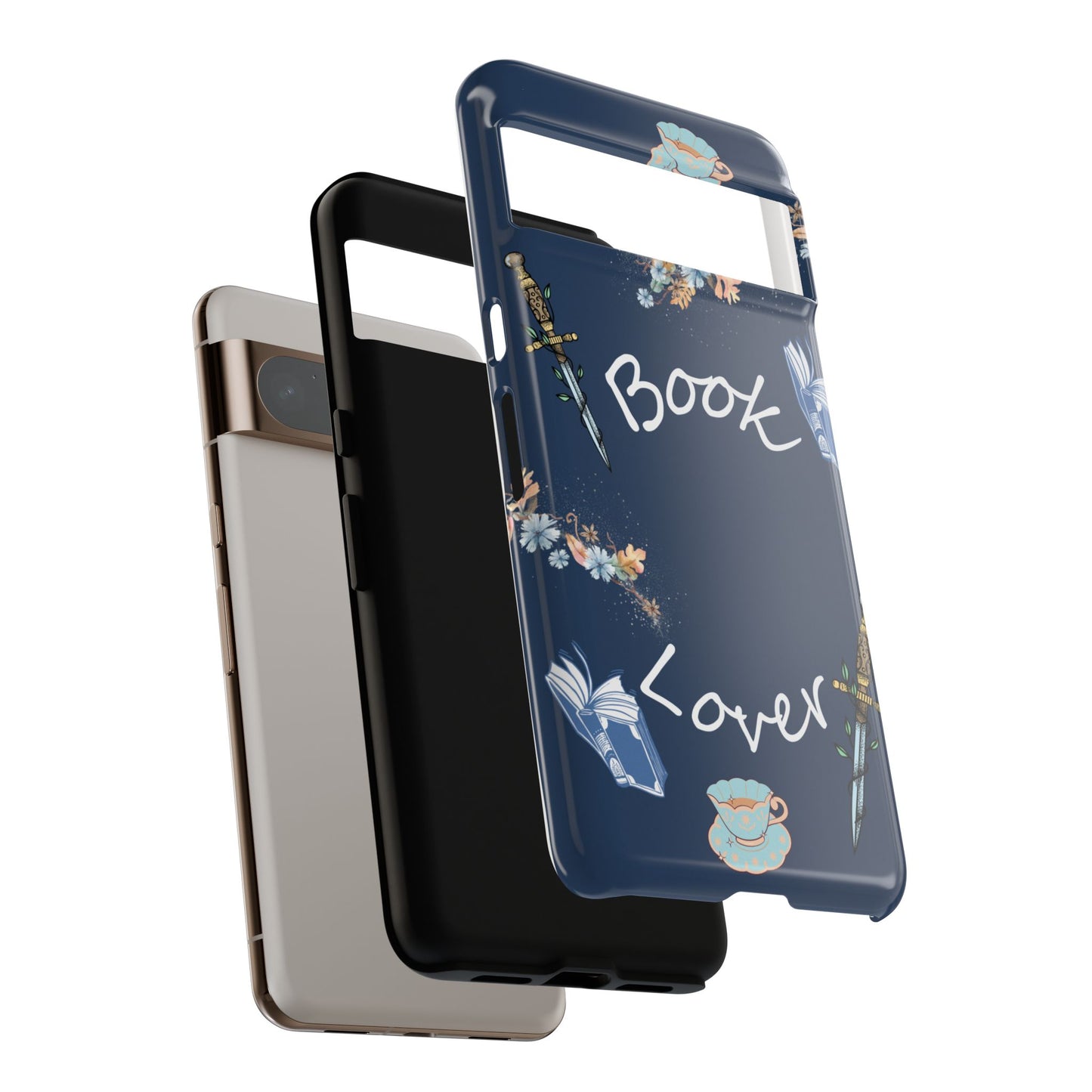 Book Lover Navy Phone Case