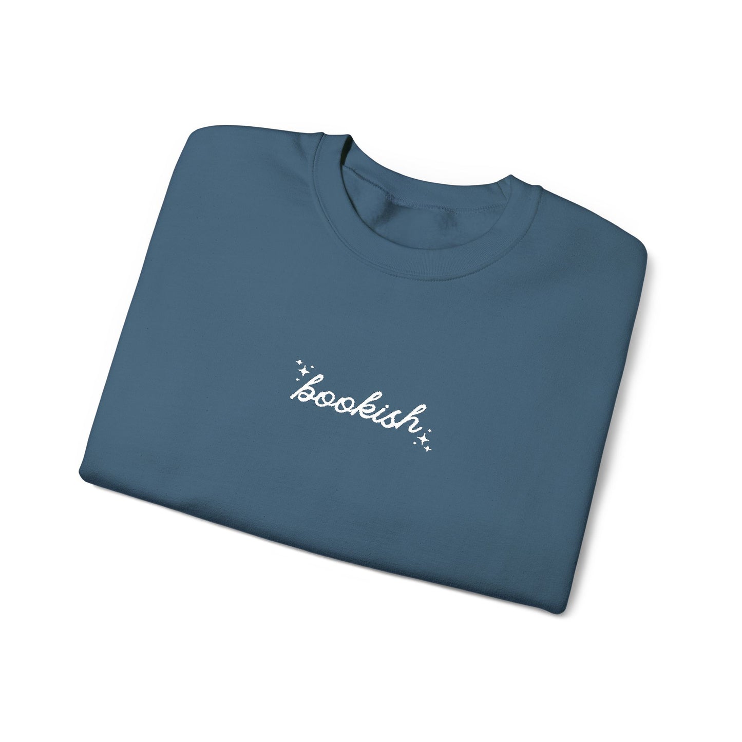 Embroidered 'Bookish' Crewneck