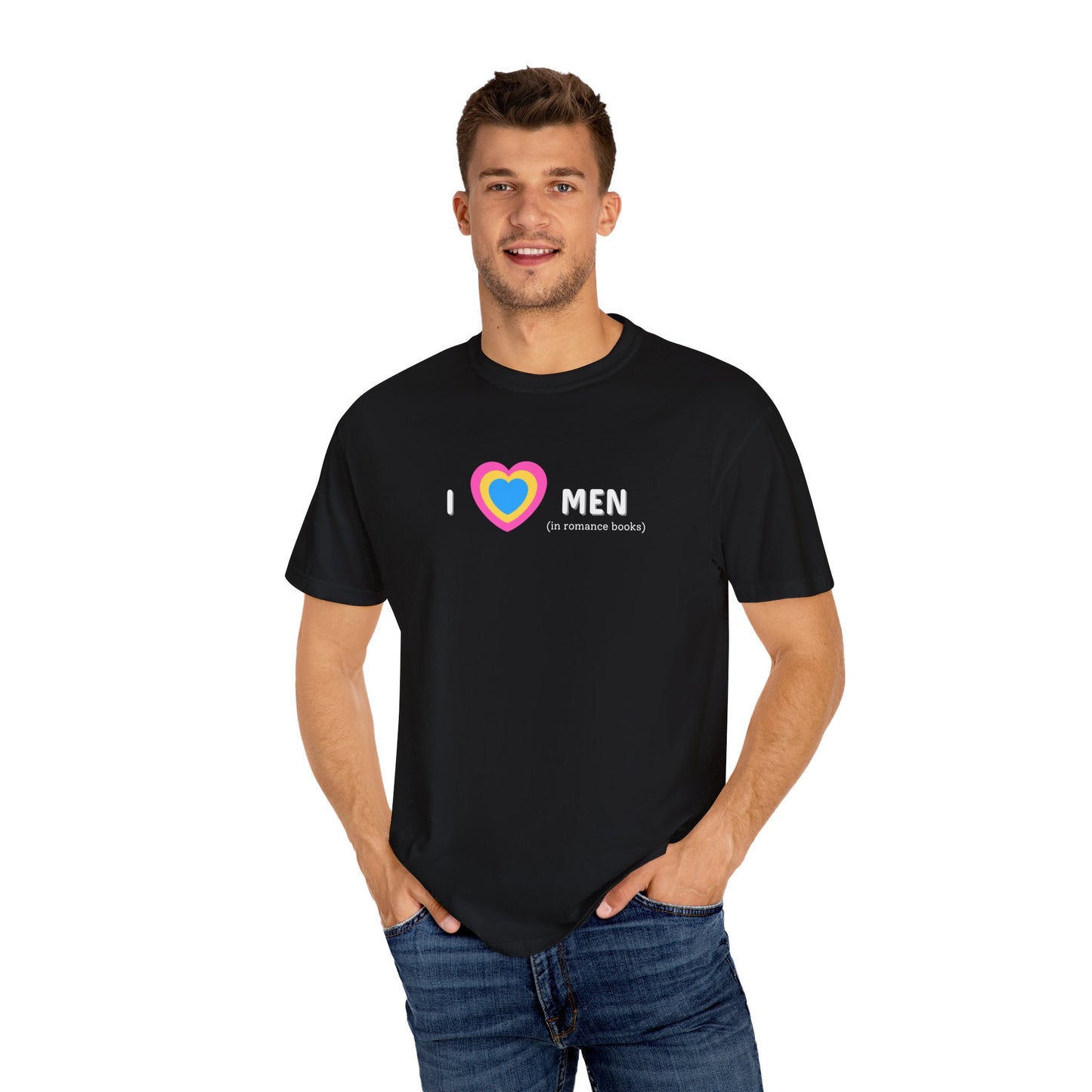 I Heart Men Pan Flag Tee