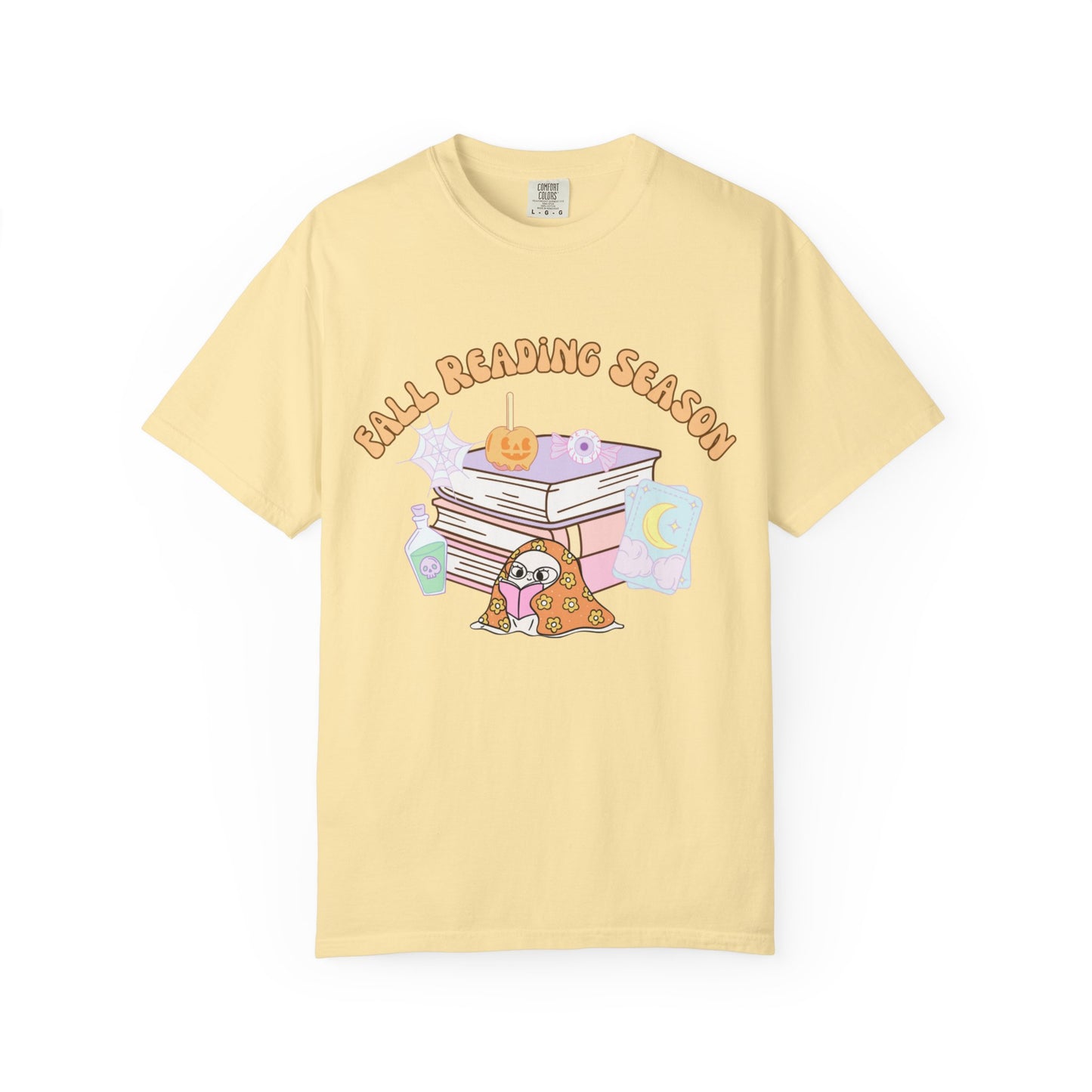 Fall Reading Season Pastel Tee