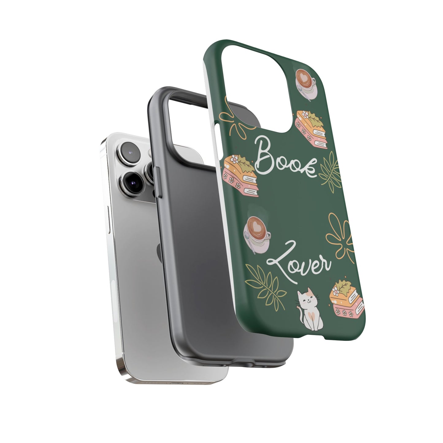 Book Lover Green Phone Case