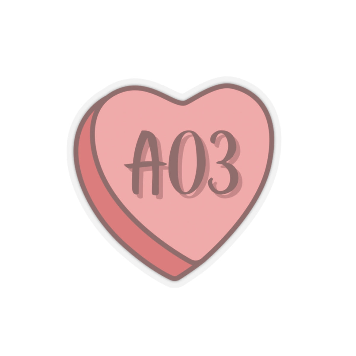 A03 Heart Sticker