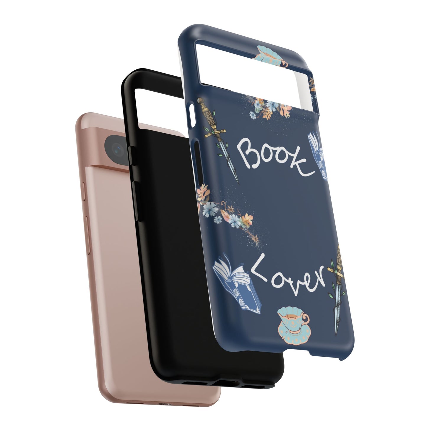 Book Lover Navy Phone Case