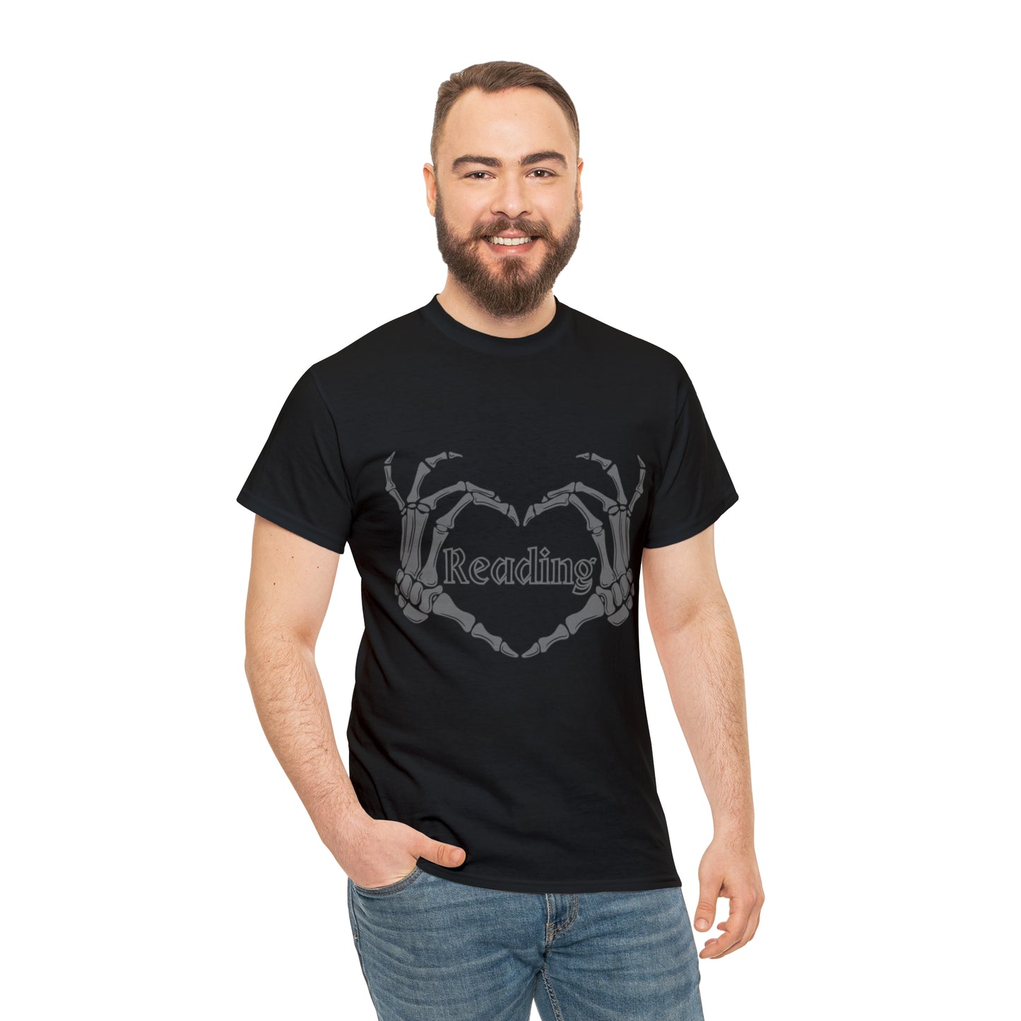 Skelton Hands Reading Tee