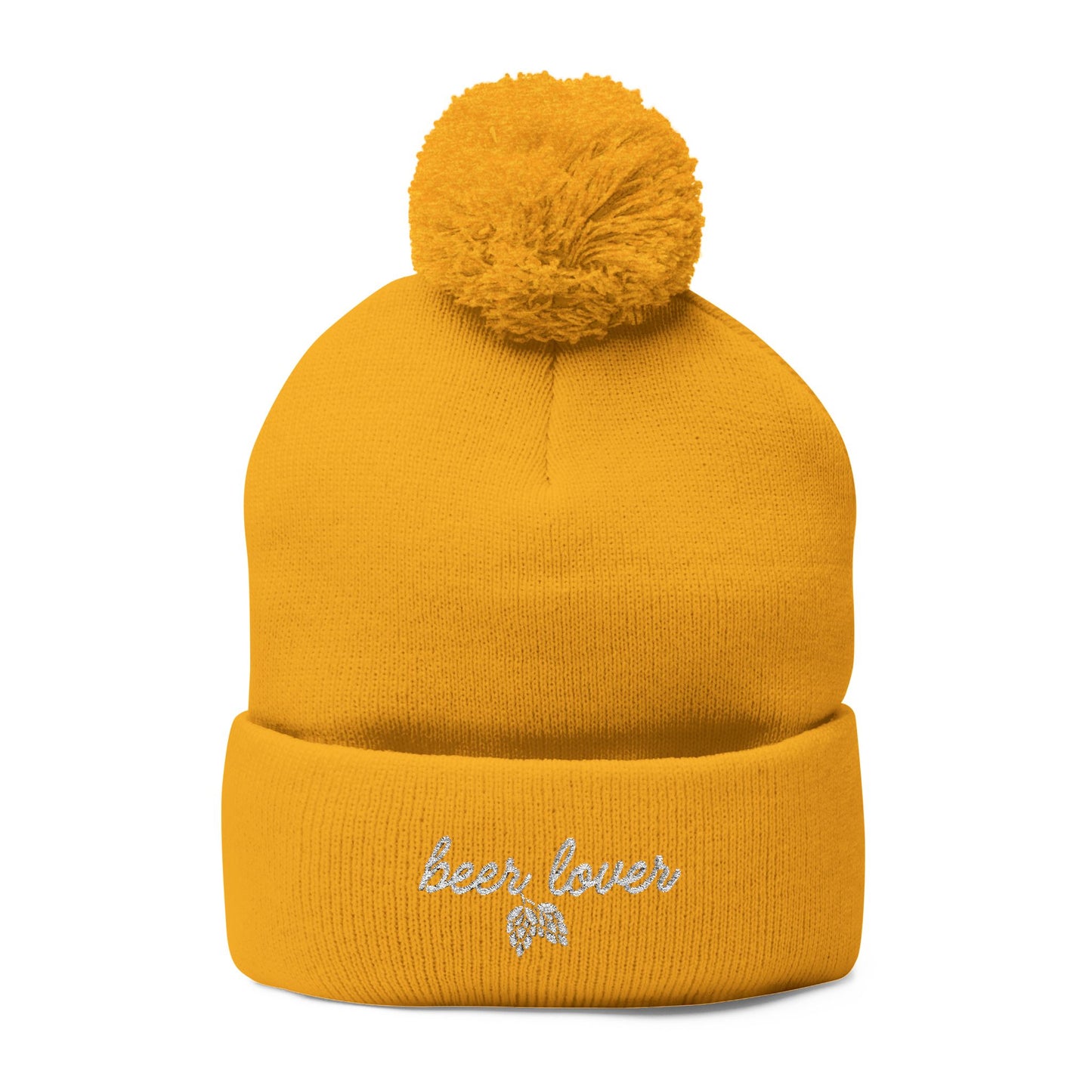 Beer Lover Pom Pom Beanie