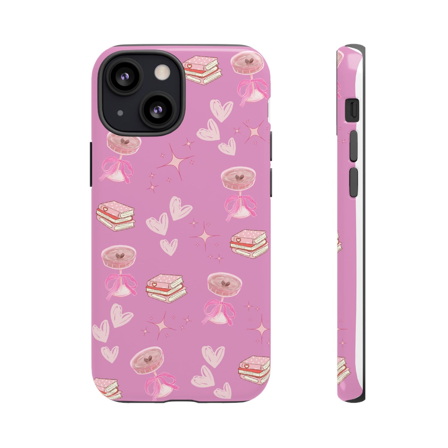 Pink Bookish Espresso Martini Phone Case
