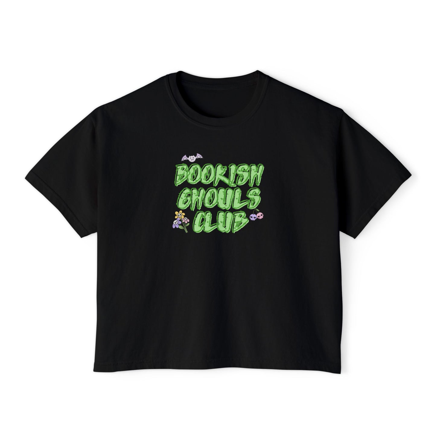 Bookish Ghouls Club Cropped Tee