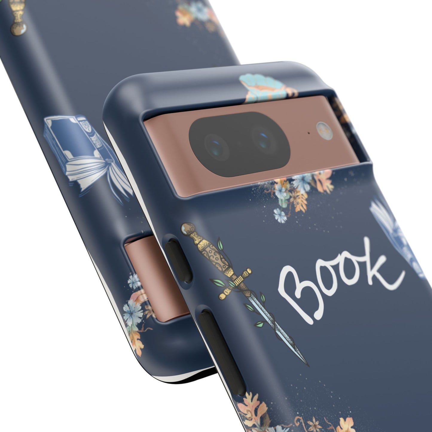 Book Lover Navy Phone Case