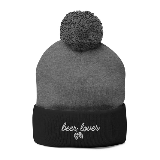 Beer Lover Pom Pom Beanie