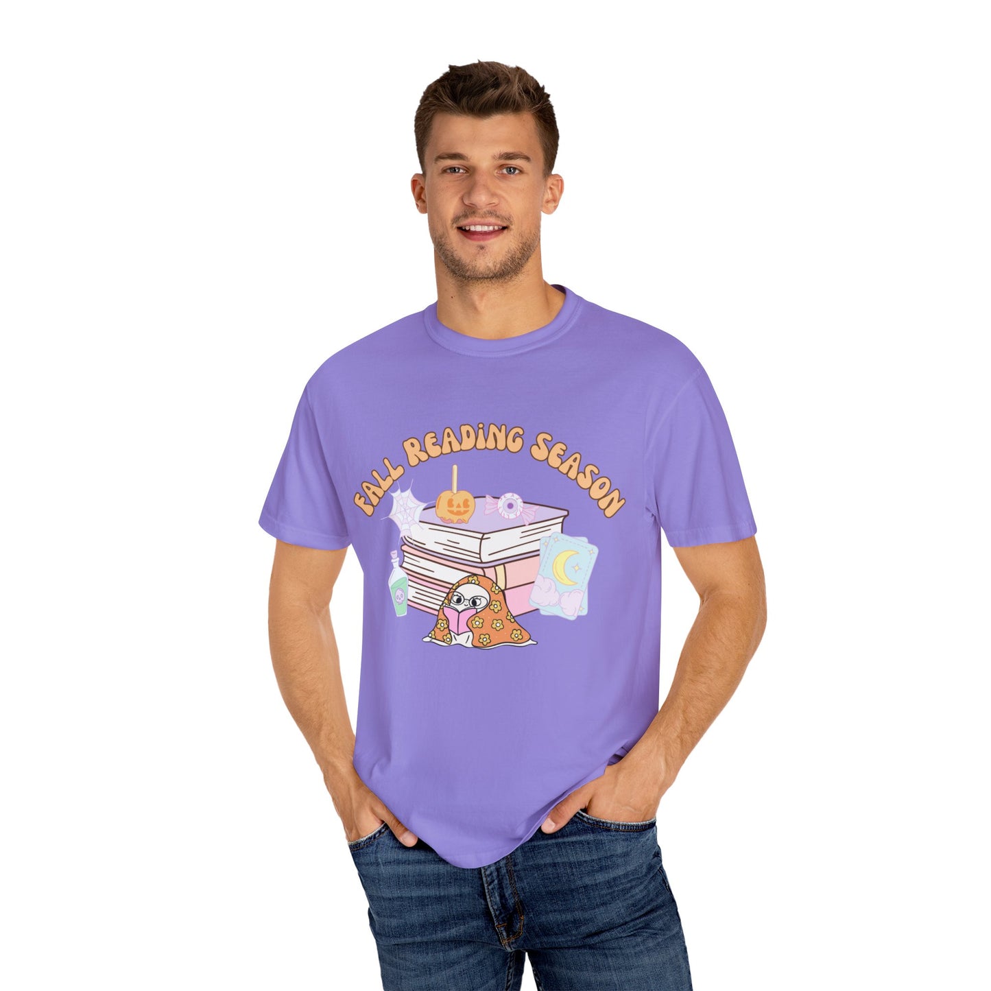 Fall Reading Season Pastel Tee