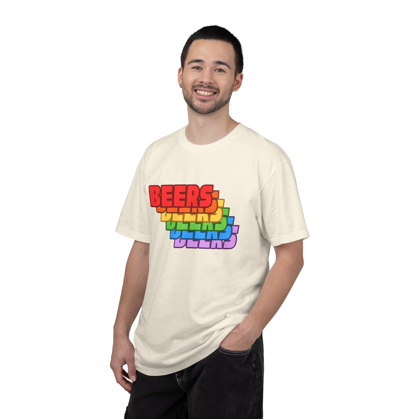BEERS Rainbow Retro Tee