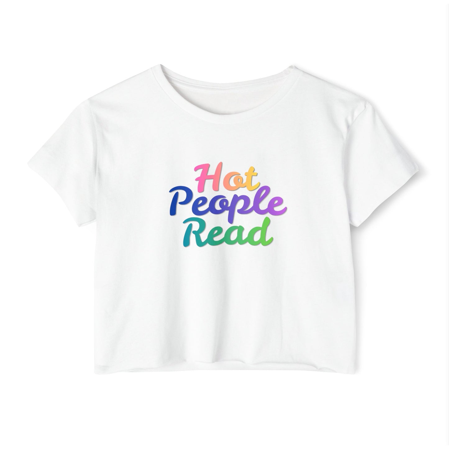 Hot People Read Crop Top