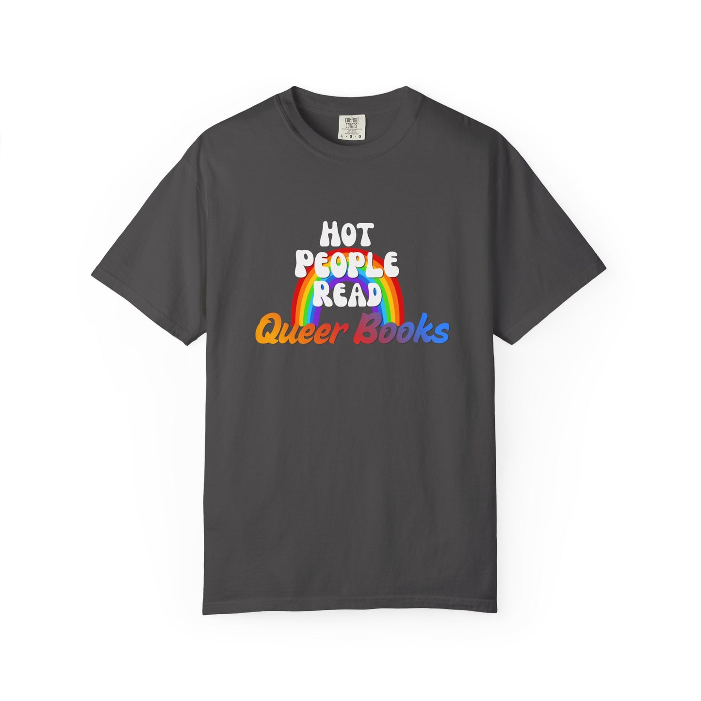 Read Queer Books Yellow to Blue Tee