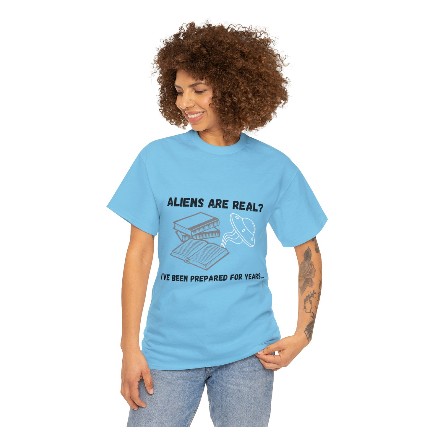 Aliens Are Real Blue Tee