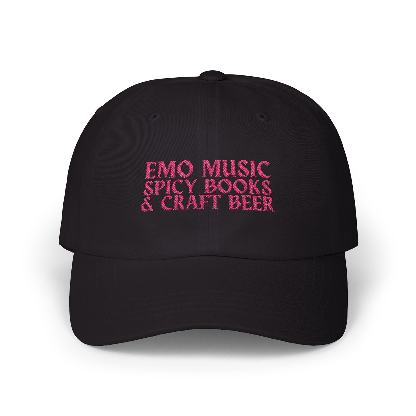 Pink Emo Music, Spicy Books, Craft Beer Hat