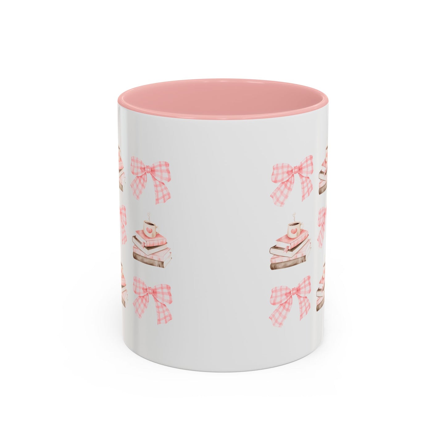 Pink Bookish Bows Mug