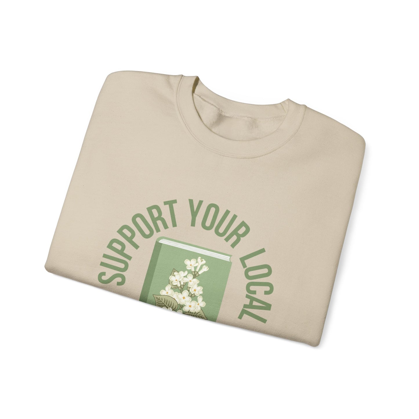 Support Your Local Reader ID Crewneck