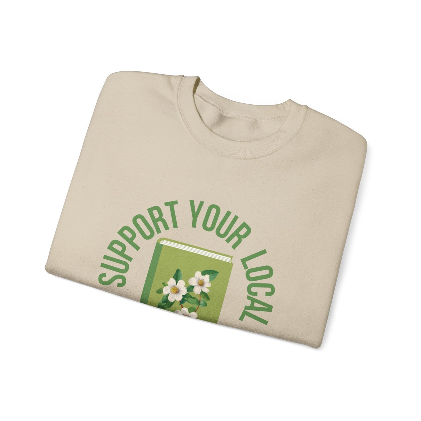 Support Your Local Reader NC Crewneck