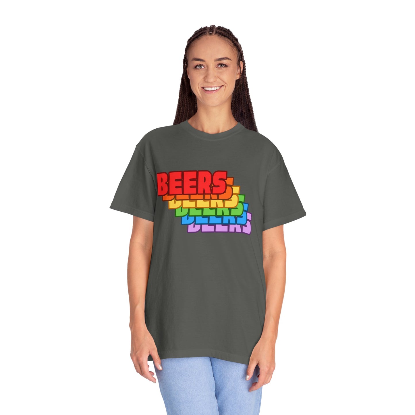 BEERS Rainbow Retro Tee