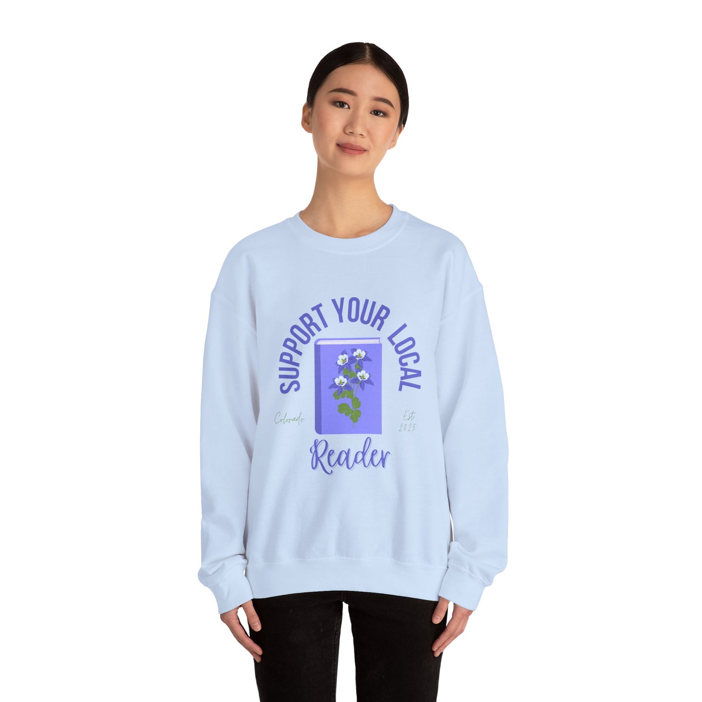 Support Your Local Reader CO Crewneck