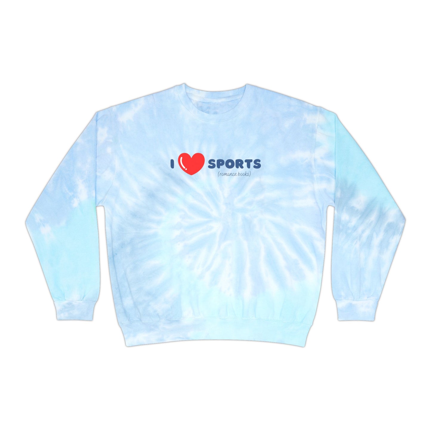 Sports Romance Books Tie-Dye Crew