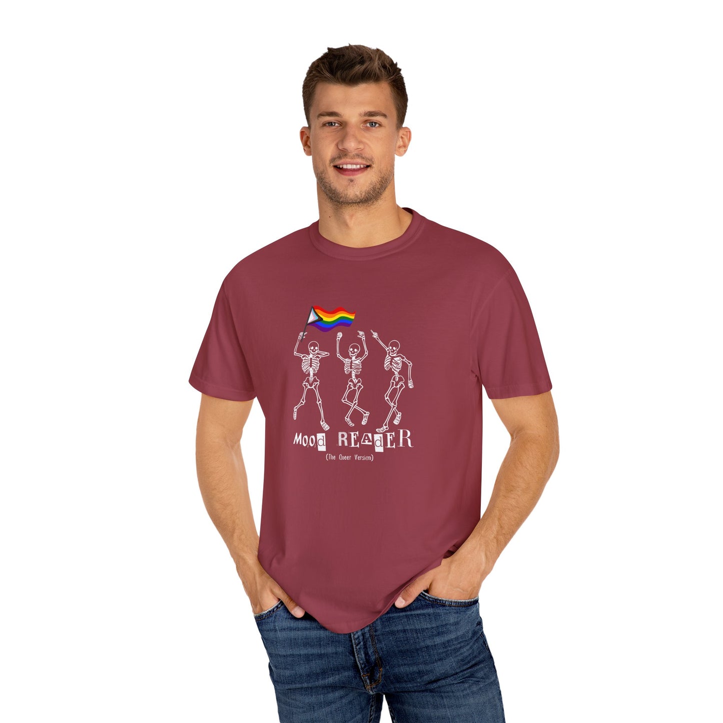 Mood Reader Queer Skeletons Tee