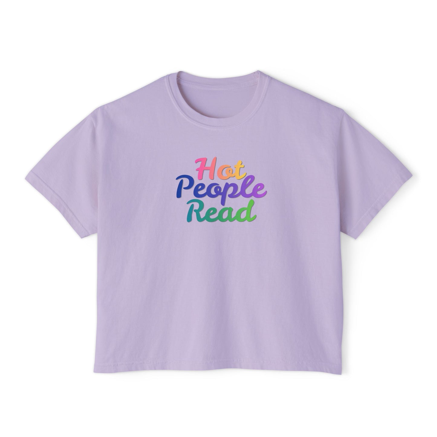 Hot People Read Cropped Tee